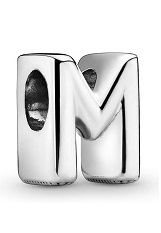 teeny-tiny alphabet letter Pandora baby charm